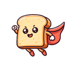 react-toastified image , a image of a toast with a cape